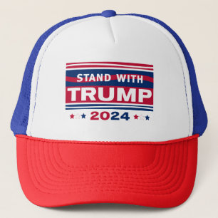 Boné Fique com Trump~2024~MAGA