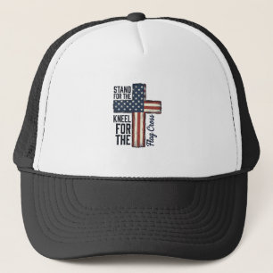 Boné Fique de Pé pela Bandeira, Ajoelhe-se pela Cruz Ca
