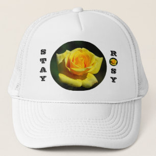 Boné Fique Rosado Amarelo Rose Hat