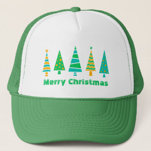 Boné Fir Trees Christmas Trucker Hat