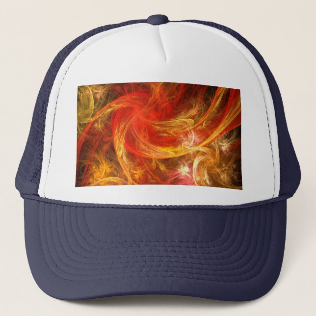 Boné Firestorm Abstrato Art Hat (Frente)