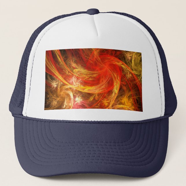 Boné Firestorm Nova Abstrato Art Hat (Frente)