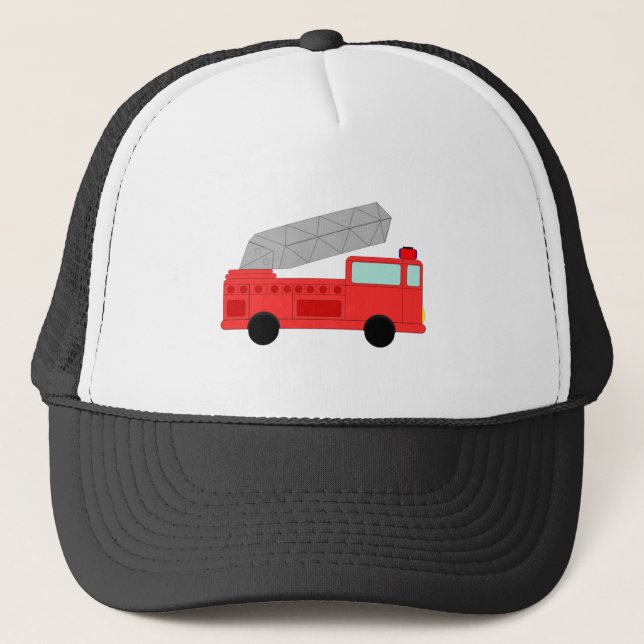 Boné Firetruck vermelho bonito (Frente)