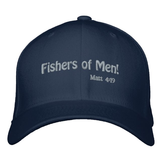 Boné Fishers of Men! Bíblias Personaliza-o (Frente)