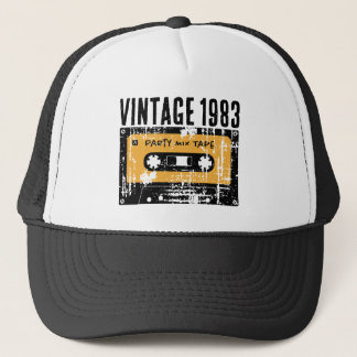 Boné Fita de Cassete Vintage 1983 Personalizável