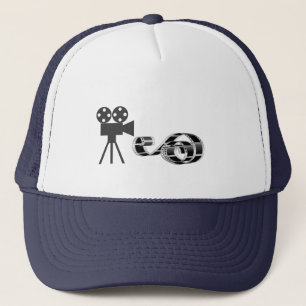 Boné Fita e câmara de filme