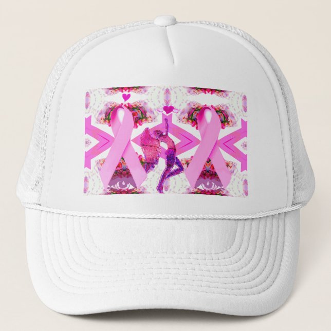 Boné Fitas rosa de amor e esperança_ (Frente)