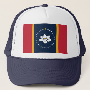Boné Flag do Mississippi - New Magnolia Flag