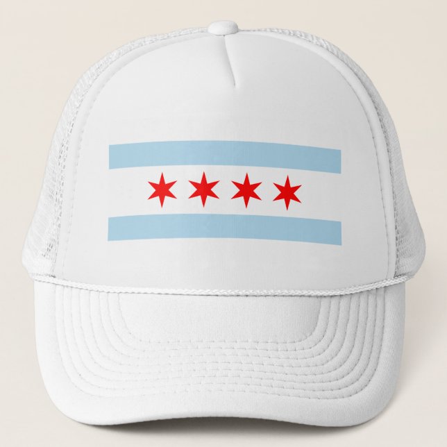 Boné Flag of Chicago, Illinois Hat (Frente)
