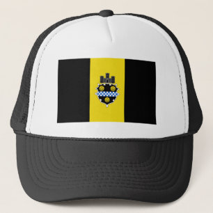 Boné Flag of Pittsburgh, Pennsylvania Trucker Hat