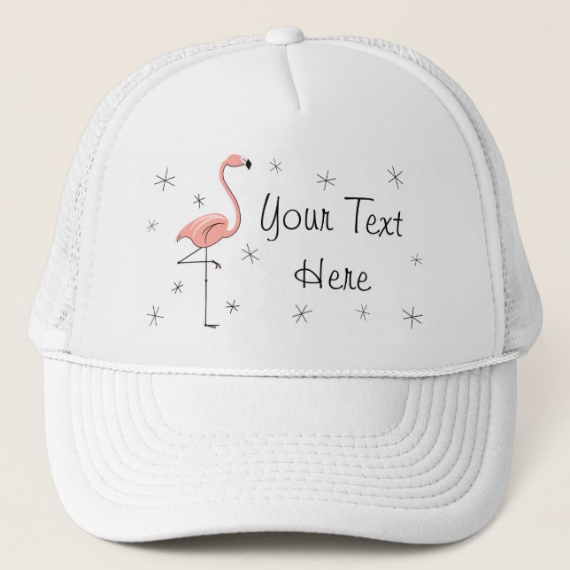 Boné Flamingo Stars 'Text' Trucker hat (Frente)