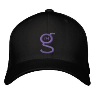 Boné Flex preto w Cinza Logotipo bordado