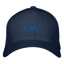 Flexfit Lã Cor Azul-Marinho Rei Texto