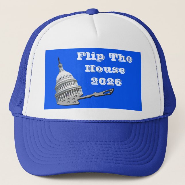 Boné Flip The House Vote Blue 2026 (Frente)