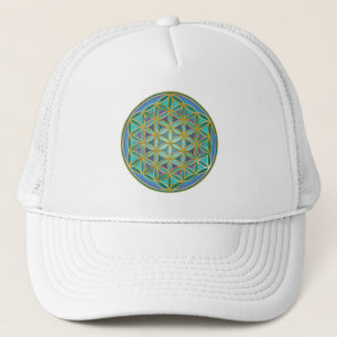 Boné FLOR DA VIDA - Design 1 das Geometrias Sagradas