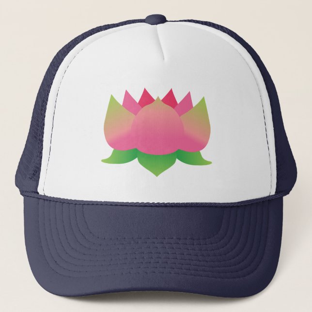 Boné Flor de Lotus Rosa (Frente)