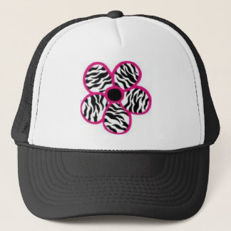 Boné Flor do impressão da zebra