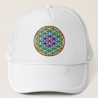 Boné Flor do símbolo sagrado da geometria da vida