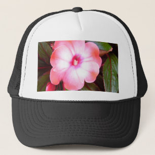 Boné Flor Rosa