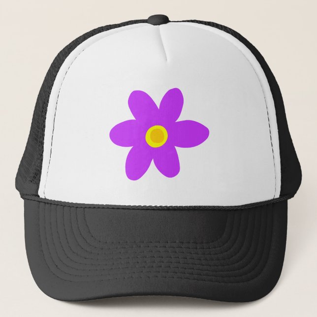 Boné Flor Roxo Grande (Frente)