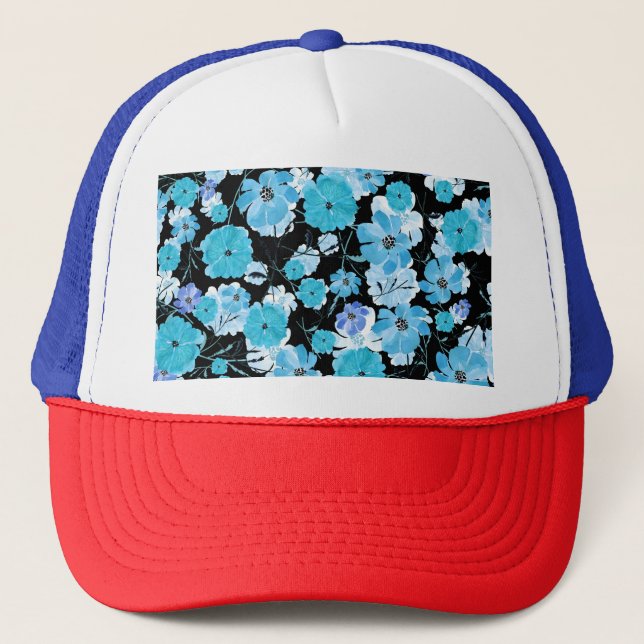 Boné Flores De Aquarela: Uma Tapeçaria Delicada (Frente)
