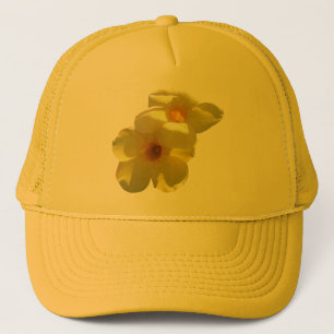 Boné Flores de Trombeta Dourada I