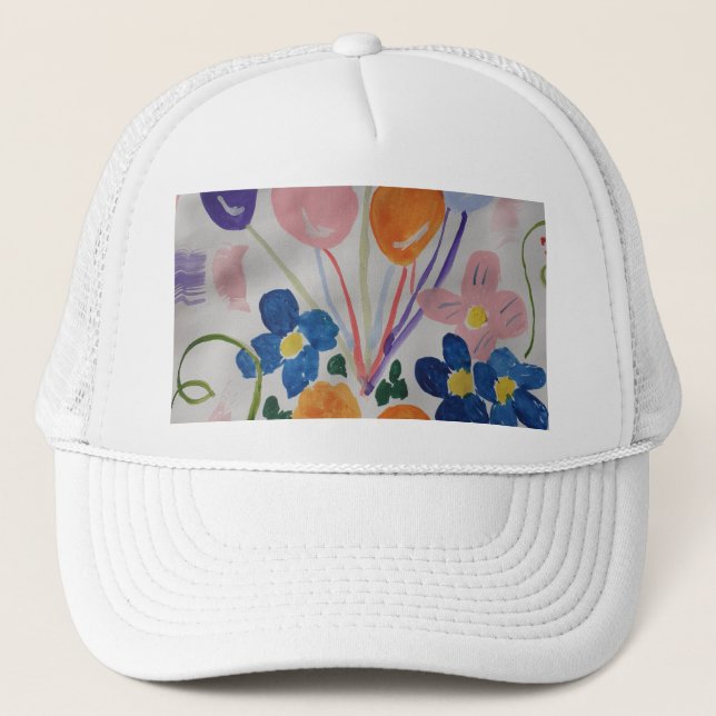 Boné Flores e Balões (Frente)