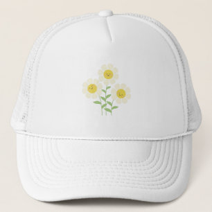 Boné Flores Felizes E Bonitas