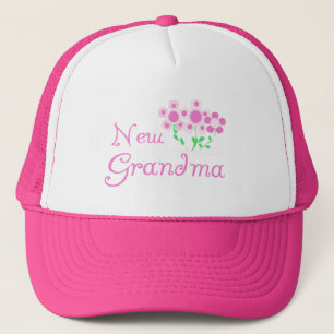 Boné Flores Rosa Novas Camisetas e presentes para vovó