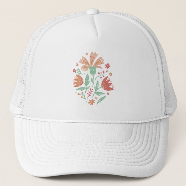 Boné Flores selvagens (Frente)