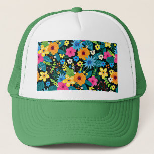 Boné Flores Vibrantes Ditsy Padrão Floral-43785