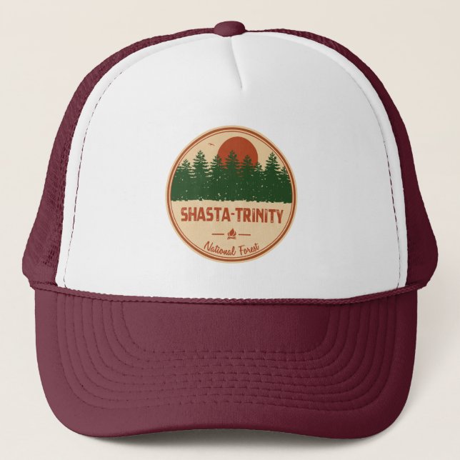 Boné Floresta Nacional Shasta-Trinity (Frente)