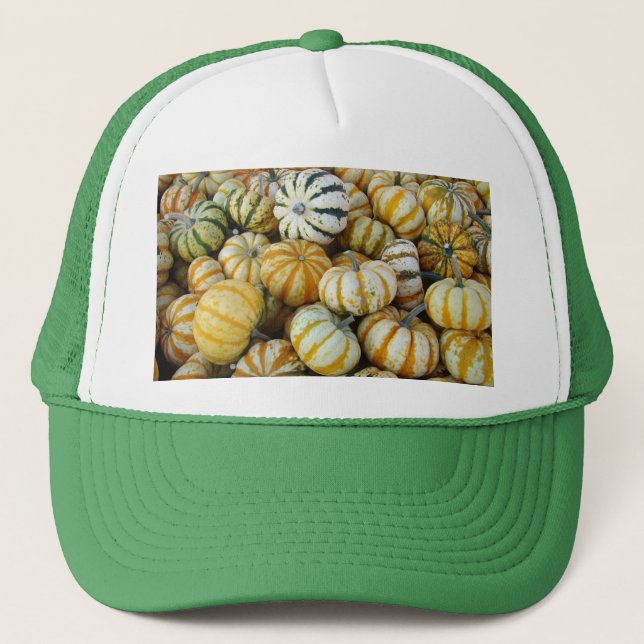 Boné Florestas de Colheita Laranja e Verde (Frente)