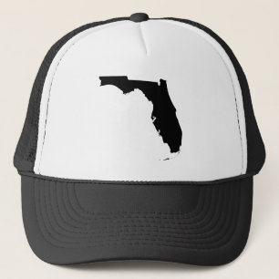 Boné Florida em preto e branco
