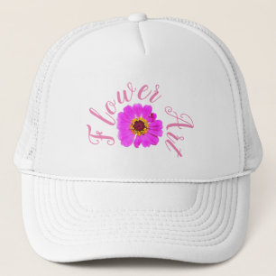 Boné FLOWER ART Truckers Hat