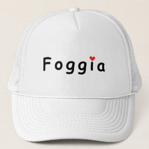 Boné Foggia Itália, eu amo Foggia