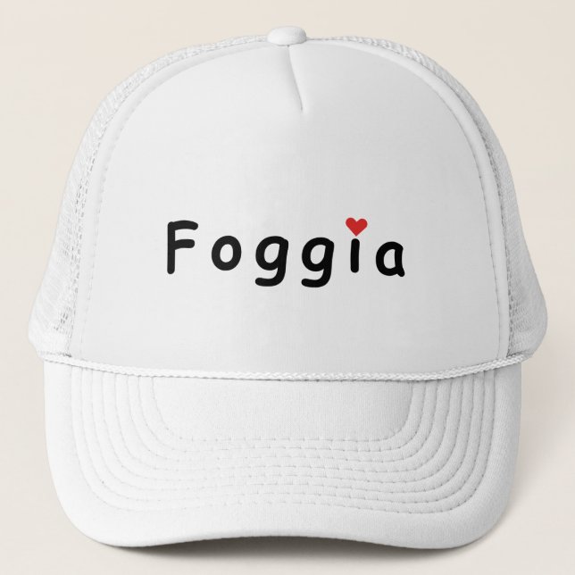 Boné Foggia Itália, eu amo Foggia (Frente)