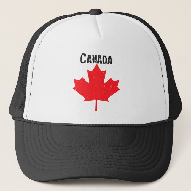 Boné Folha de bordo canadense suja (Frente)