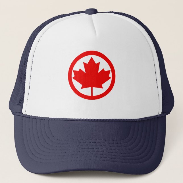 Boné Folha de Mapeamento do Canadá      (Frente)