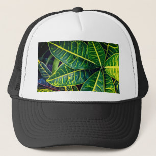 Boné Folhas verdes