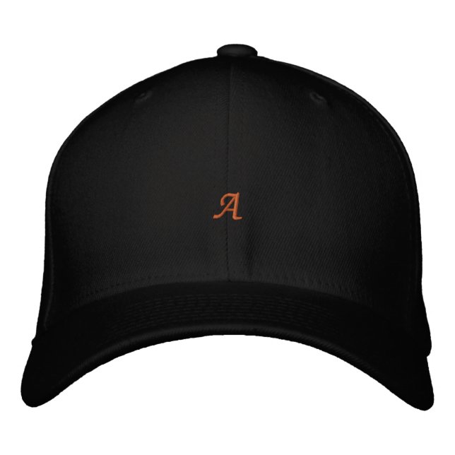 Boné Font-Hat do Monograma do Monograma Zapf Personaliz (Frente)