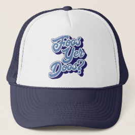 Boné Foos Yer Doos, Doric Dialect Trucker Hat, Escócia