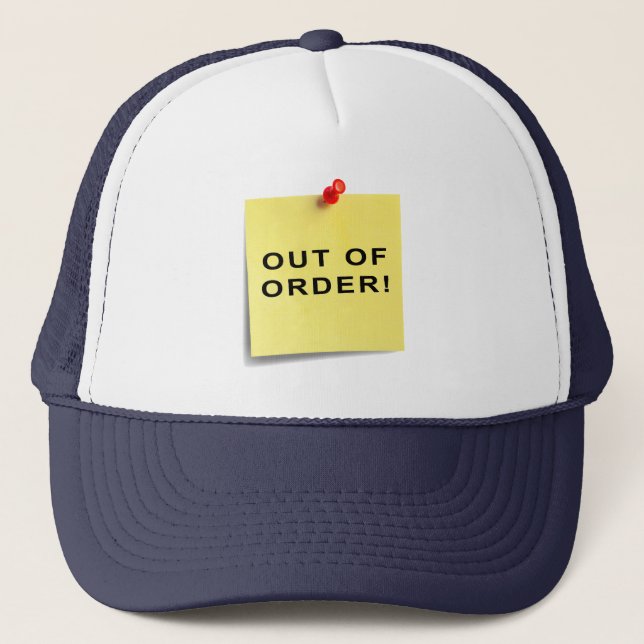 Boné Fora De Ordem! (Frente)