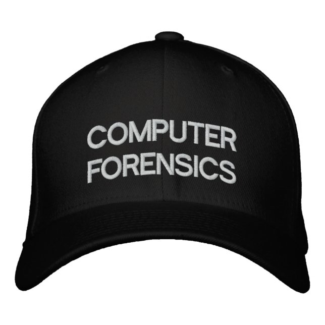 BONÉ FORENSICIA DE COMPUTADOR (Frente)