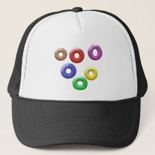 Boné Formas de donut manchadas e peculiares