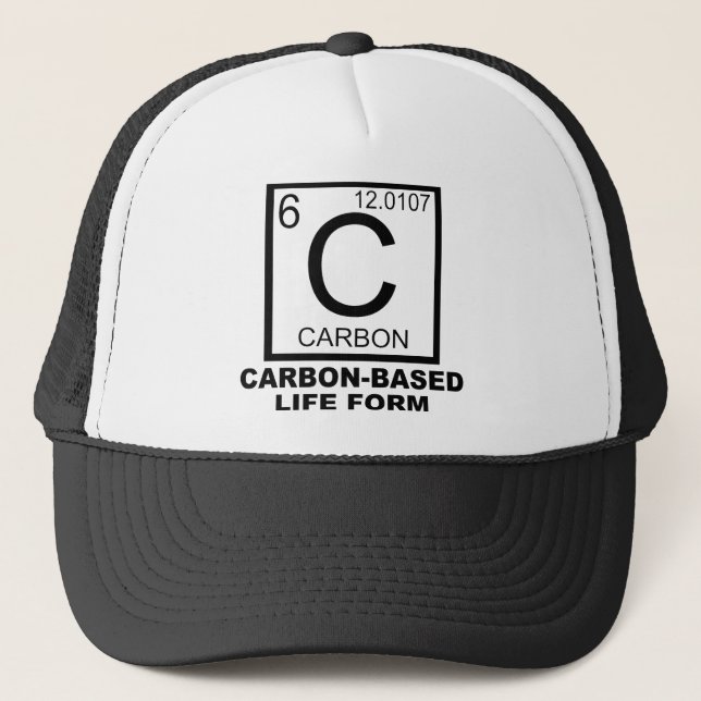 Boné Formato de Vida Baseado em Carbono Chapéu de Beise (Frente)