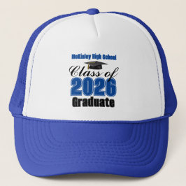 Boné Formatura da Turma Azul de 2026 Personalizada