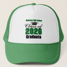 Boné Formatura da Turma Verde de 2026 Personalizada