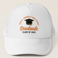 Formatura Personalizável Laranja Graduada