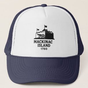 Boné Fort Mackinac 1780 Silh da Ilha Histórica de Mac